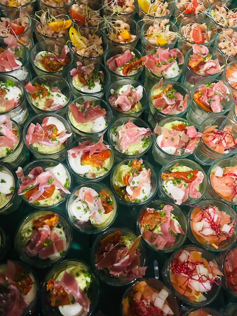 Assortiment aperitiefglaasjes