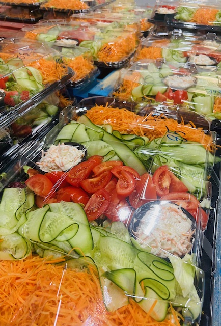 Koude groentenschotel