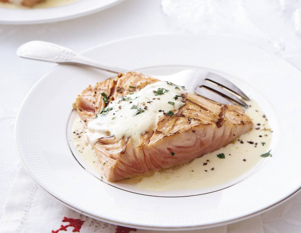 Gebakken zalmfilet